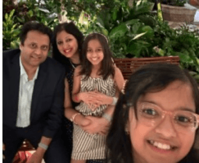 Nitin Agarwal, Poornima Agarwal, Anya and Akira